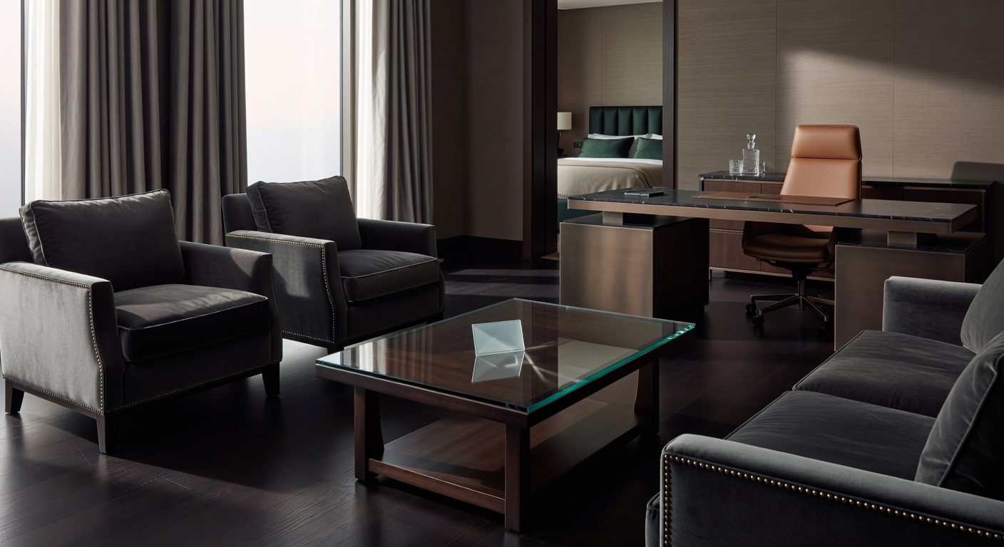 Premium Suite luxury interior with high-end furniture